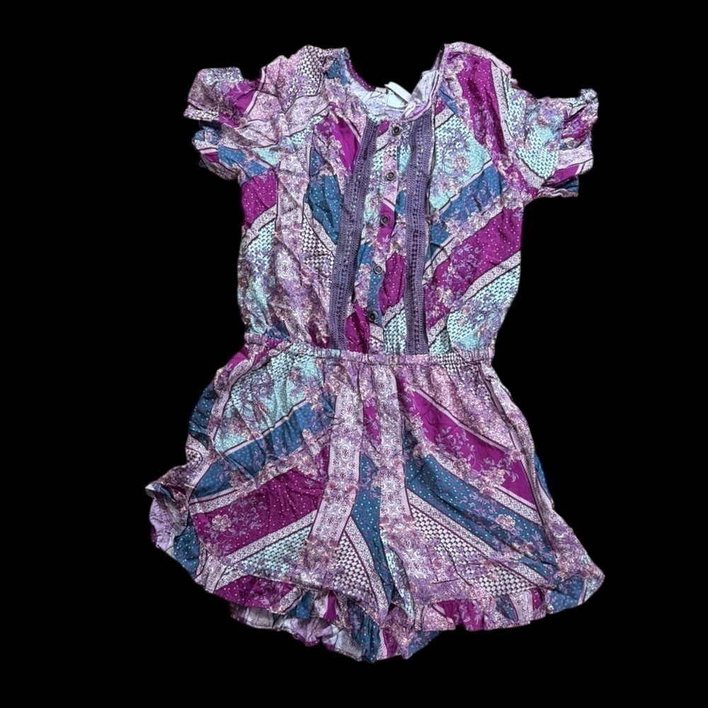 Matilda Jane button up  435 Romper Size 14 k20